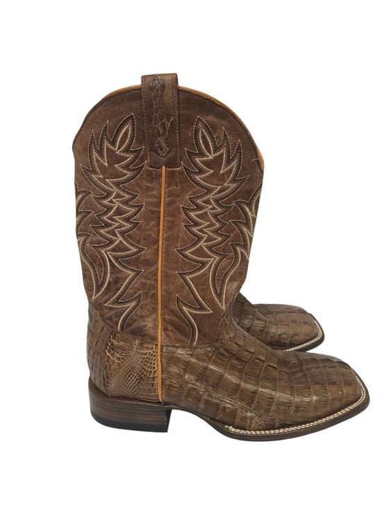 Cody James Men\'s BBME-128 Exotic Caiman Tail Western Boot Brown Size 10D main image 4